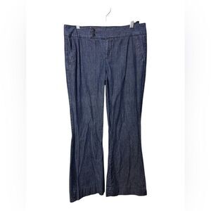 Tommy Hilfiger American Splendor Mid Rise Trouser Dark Blue Wash Women Size 6